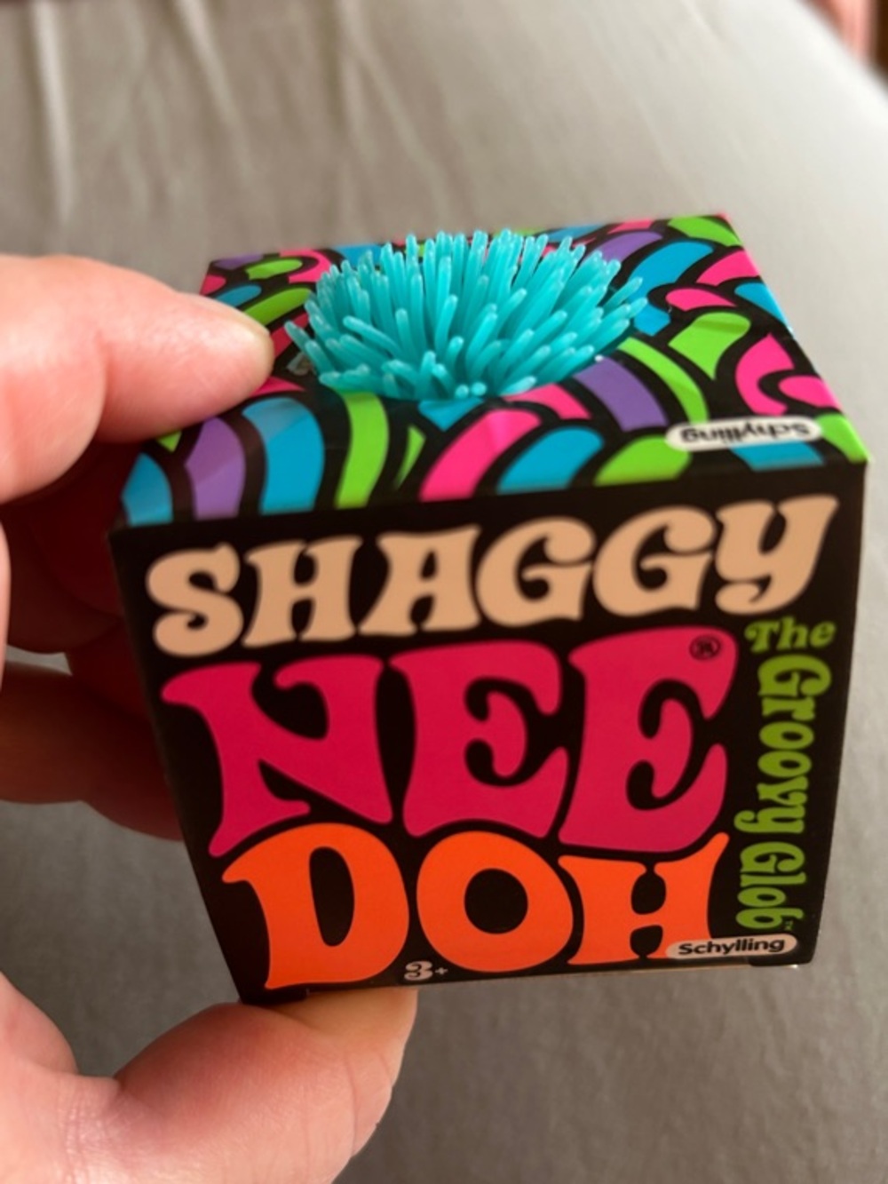 Shaggy Nee Doh Groovy Glob Kids Sensory Toy - Blue